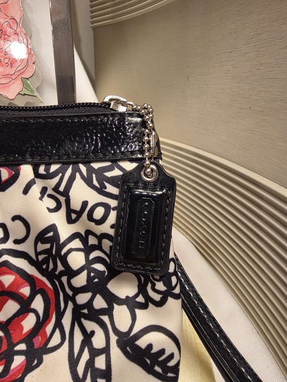 Coach Poppy Daisy Wristlet - Picture 2 of 4